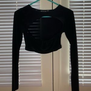 cut-out crop top